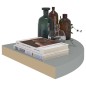 323922 vidaXL Floating Corner Shelf Grey 35x35x3,8 cm MDF 323922 vidaXL Floating Corner Shelf Grey 35x35x3,8 cm MDF