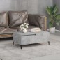 vidaXL Mesa de centro madera contrachapada gris hormigón 90x50x36,5 cm vidaXL Mesa de centro madera contrachapada gris hormigón 90x50x36,5 cm