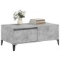 vidaXL Mesa de centro madera contrachapada gris hormigón 90x50x36,5 cm vidaXL Mesa de centro madera contrachapada gris hormigón 90x50x36,5 cm
