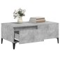 vidaXL Mesa de centro madera contrachapada gris hormigón 90x50x36,5 cm vidaXL Mesa de centro madera contrachapada gris hormigón 90x50x36,5 cm