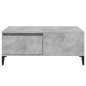 vidaXL Mesa de centro madera contrachapada gris hormigón 90x50x36,5 cm vidaXL Mesa de centro madera contrachapada gris hormigón 90x50x36,5 cm