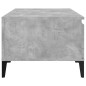 vidaXL Mesa de centro madera contrachapada gris hormigón 90x50x36,5 cm vidaXL Mesa de centro madera contrachapada gris hormigón 90x50x36,5 cm