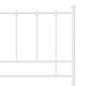 vidaXL Estructura de cama de metal blanco 90x200 cm vidaXL Estructura de cama de metal blanco 90x200 cm