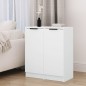 vidaXL Aparadores 2 uds madera contrachapada blanco 30x30x70 cm vidaXL Aparadores 2 uds madera contrachapada blanco 30x30x70 cm