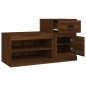 vidaXL Mueble zapatero madera contrachapada roble marrón 100x42x60 cm