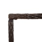 vidaXL Mesa alta bar superficie vidrio ratán PE marrón 110x70x110 cm vidaXL Mesa alta bar superficie vidrio ratán PE marrón 110x70x110 cm