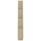 vidaXL Estante cubo de pared contrachapado roble Sonoma 90x15x119 cm vidaXL Estante cubo de pared contrachapado roble Sonoma 90x15x119 cm