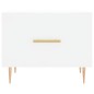 vidaXL Mesa de centro madera de ingeniería blanca 50x50x40 cm vidaXL Mesa de centro madera de ingeniería blanca 50x50x40 cm