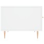 vidaXL Mesa de centro madera de ingeniería blanca 50x50x40 cm vidaXL Mesa de centro madera de ingeniería blanca 50x50x40 cm