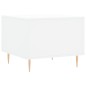 vidaXL Mesa de centro madera de ingeniería blanca 50x50x40 cm vidaXL Mesa de centro madera de ingeniería blanca 50x50x40 cm