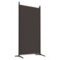 vidaXL Biombo divisor de 6 paneles de tela marrón 520x180 cm vidaXL Biombo divisor de 6 paneles de tela marrón 520x180 cm