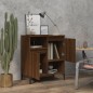 vidaXL Aparador madera contrachapada marrón roble 60x35x70 cm vidaXL Aparador madera contrachapada marrón roble 60x35x70 cm