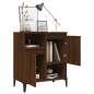 vidaXL Aparador madera contrachapada marrón roble 60x35x70 cm vidaXL Aparador madera contrachapada marrón roble 60x35x70 cm