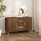 vidaXL Aparador de madera de ingeniería roble marrón 100x36x60 cm vidaXL Aparador de madera de ingeniería roble marrón 100x36x60 cm