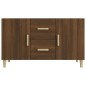 vidaXL Aparador de madera de ingeniería roble marrón 100x36x60 cm vidaXL Aparador de madera de ingeniería roble marrón 100x36x60 cm