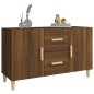 vidaXL Aparador de madera de ingeniería roble marrón 100x36x60 cm vidaXL Aparador de madera de ingeniería roble marrón 100x36x60 cm