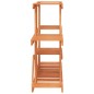 vidaXL Soporte para flores madera maciza abeto 110x25x73 cm