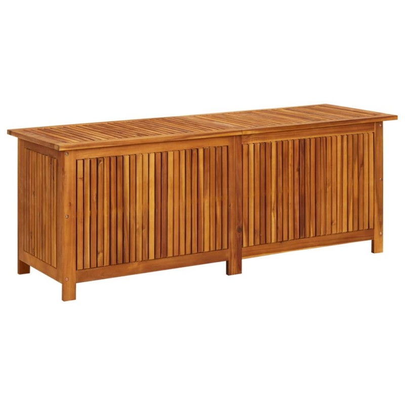 vidaXL Caja de almacenaje de jardín madera maciza acacia 150x50x58 cm vidaXL Caja de almacenaje de jardín madera maciza acacia 150x50x58 cm