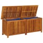 vidaXL Caja de almacenaje de jardín madera maciza acacia 150x50x58 cm vidaXL Caja de almacenaje de jardín madera maciza acacia 150x50x58 cm