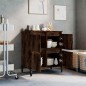 vidaXL Aparador madera contrachapada color roble ahumado 60x35x70 cm vidaXL Aparador madera contrachapada color roble ahumado 60x35x70 cm