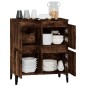 vidaXL Aparador madera contrachapada color roble ahumado 60x35x70 cm vidaXL Aparador madera contrachapada color roble ahumado 60x35x70 cm