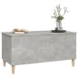 vidaXL Mesa de centro madera contrachapada gris hormigón 90x44,5x45 cm vidaXL Mesa de centro madera contrachapada gris hormigón 90x44,5x45 cm