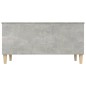 vidaXL Mesa de centro madera contrachapada gris hormigón 90x44,5x45 cm vidaXL Mesa de centro madera contrachapada gris hormigón 90x44,5x45 cm