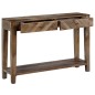 vidaXL Mesa consola de madera maciza de mango 118x30x80 cm vidaXL Mesa consola de madera maciza de mango 118x30x80 cm