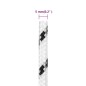 vidaXL Cuerda para barco trenzada poliéster blanco 5 mmx50 m vidaXL Cuerda para barco trenzada poliéster blanco 5 mmx50 m