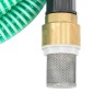 vidaXL Manguera de succión con conectores de latón PVC verde 29 mm 7 m vidaXL Manguera de succión con conectores de latón PVC verde 29 mm 7 m