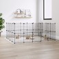 vidaXL Jaula para mascotas de 36 paneles puerta acero negro 35x35 cm vidaXL Jaula para mascotas de 36 paneles puerta acero negro 35x35 cm