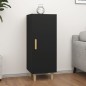 vidaXL Aparador de madera contrachapada negro 34,5x34x90 cm vidaXL Aparador de madera contrachapada negro 34,5x34x90 cm