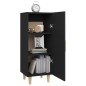vidaXL Aparador de madera contrachapada negro 34,5x34x90 cm vidaXL Aparador de madera contrachapada negro 34,5x34x90 cm