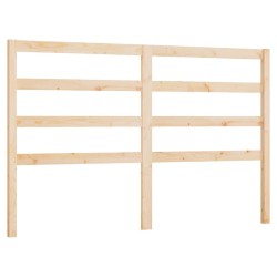 vidaXL Cabecero de cama madera maciza de pino 126x4x100 cm