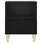 vidaXL Mesita de noche negro 40x35x50 cm vidaXL Mesita de noche negro 40x35x50 cm