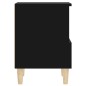 vidaXL Mesita de noche negro 40x35x50 cm vidaXL Mesita de noche negro 40x35x50 cm