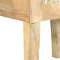 vidaXL Mesita de noche pintada a mano madera maciza mango 40x30x60 cm vidaXL Mesita de noche pintada a mano madera maciza mango 40x30x60 cm
