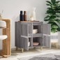 vidaXL Aparador de madera contrachapada gris Sonoma 60x35x70 cm vidaXL Aparador de madera contrachapada gris Sonoma 60x35x70 cm