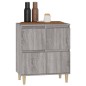vidaXL Aparador de madera contrachapada gris Sonoma 60x35x70 cm vidaXL Aparador de madera contrachapada gris Sonoma 60x35x70 cm
