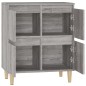 vidaXL Aparador de madera contrachapada gris Sonoma 60x35x70 cm vidaXL Aparador de madera contrachapada gris Sonoma 60x35x70 cm
