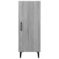 vidaXL Aparador de madera contrachapada gris Sonoma 34,5x34x90 cm vidaXL Aparador de madera contrachapada gris Sonoma 34,5x34x90 cm