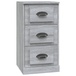 vidaXL Aparador de madera contrachapada gris Sonoma 36x35,5x67,5 cm
