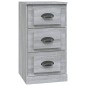 vidaXL Aparador de madera contrachapada gris Sonoma 36x35,5x67,5 cm vidaXL Aparador de madera contrachapada gris Sonoma 36x35,5x67,5 cm