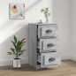 vidaXL Aparador de madera contrachapada gris Sonoma 36x35,5x67,5 cm vidaXL Aparador de madera contrachapada gris Sonoma 36x35,5x67,5 cm
