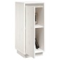 vidaXL Aparador 2 uds madera maciza de pino blanco 31,5x34x75 cm vidaXL Aparador 2 uds madera maciza de pino blanco 31,5x34x75 cm