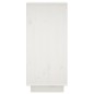 vidaXL Aparador 2 uds madera maciza de pino blanco 31,5x34x75 cm vidaXL Aparador 2 uds madera maciza de pino blanco 31,5x34x75 cm