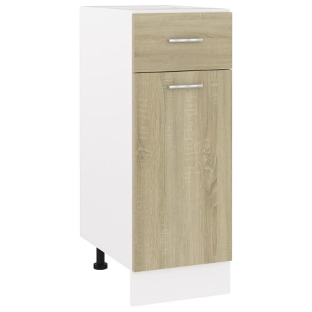 vidaXL Armario inferior madera ingeniería roble 30x46x81,5 cm