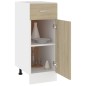vidaXL Armario inferior madera ingeniería roble 30x46x81,5 cm vidaXL Armario inferior madera ingeniería roble 30x46x81,5 cm