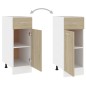 vidaXL Armario inferior madera ingeniería roble 30x46x81,5 cm vidaXL Armario inferior madera ingeniería roble 30x46x81,5 cm