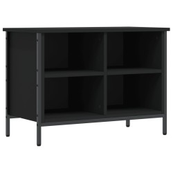 vidaXL Zapatero madera de ingeniería negro 69x35x50 cm